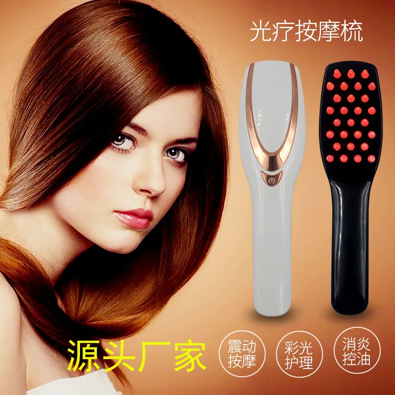 

Phototherapy Massage Comb Laser Anti-Hair Loss Hair Growth Care Electric Vibration Massage Comb Head Acupuncture Scalp Massager
