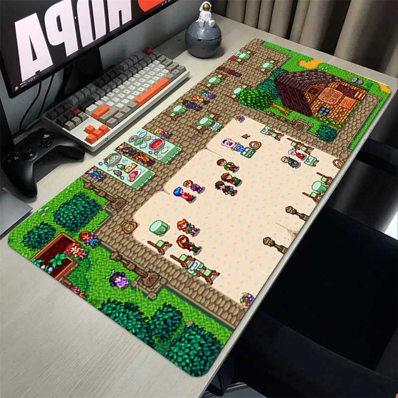 

Игровой коврик для мыши в стиле аниме Stardew Valley, аксессуары для игрового ПК, резиновый коврик, коврик для мыши, коврики для клавиатуры, кабинета, для ноутбуков, коврики