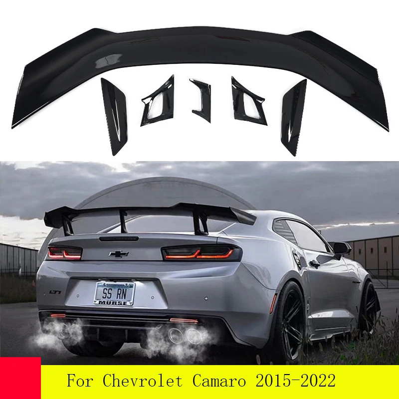 Спойлер для Chevrolet Camaro 2015-2022 ZL1 1LE стиль ABS пластик задняя крышка багажника спойлеры