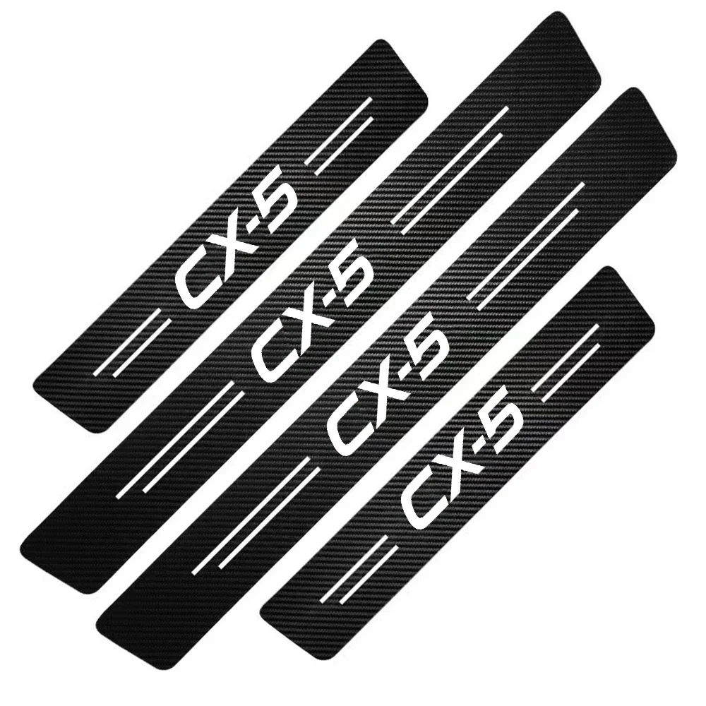 Для Mazda CX5 карьерный порог наклейка из углеродного волокна защитная полоса авто