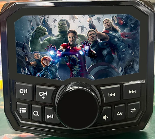 

Морская стереосистема для Bluetooth, автомобильный аудиоплеер, водонепроницаемая аудиосистема для мотоцикла с автоматическим FM AM-радио для SPA UTV