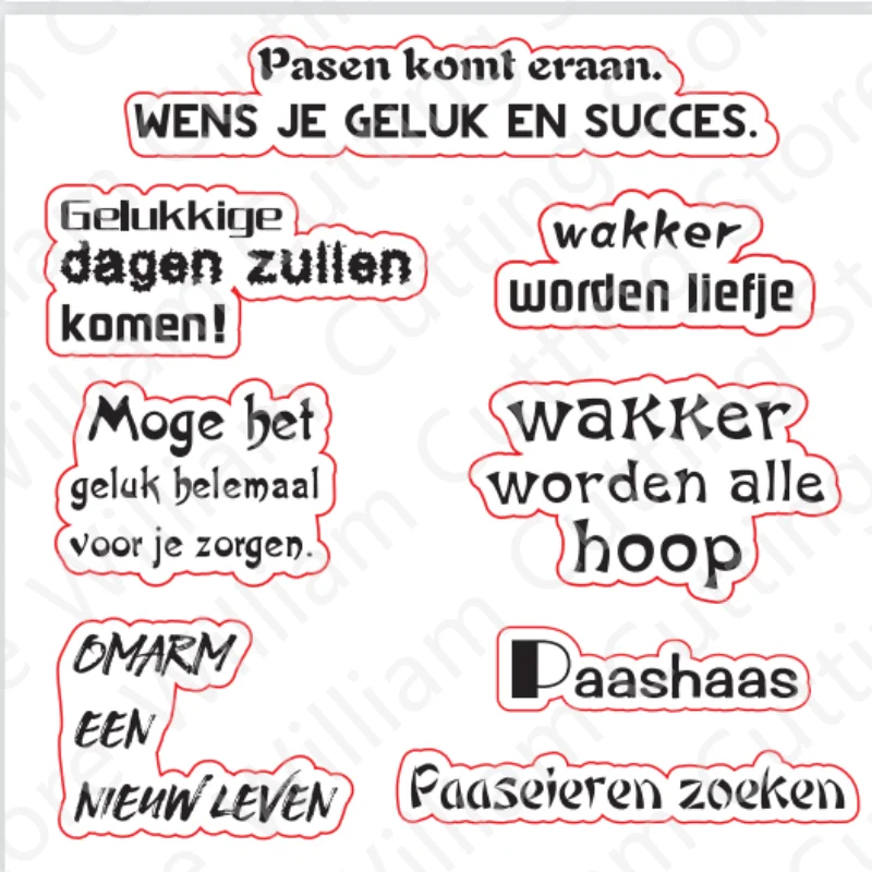 

Dutch Clear Stamps For DIY Marking Greeting Card Decoration Art Scrapbooking Craft Sellos 2022 New Arrival No Metal Cutting Dies