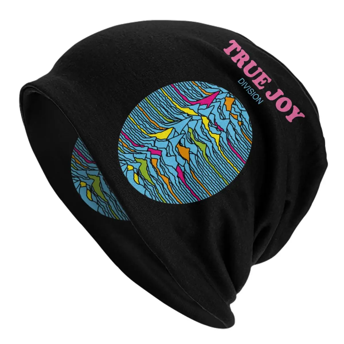 

True Joy Division Bonnet Hats WinterAutumn Street Skullies Beanies Hats Rock Band Music Knitting Hats Spring Dual-use Caps