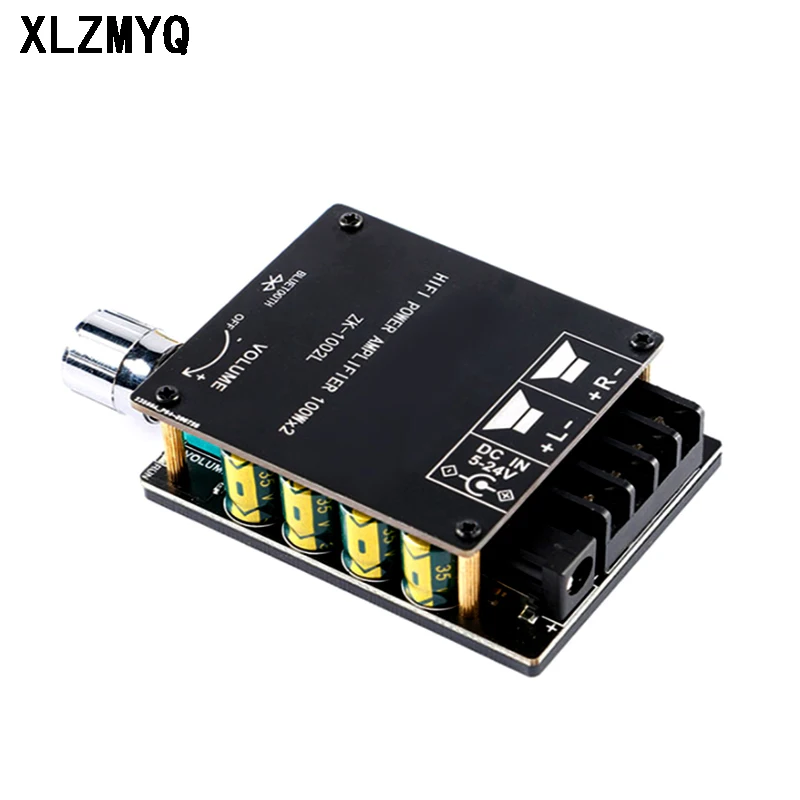 

ZK-1002 HIFI 100WX2 TPA3116 Bluetooth 5.0 High Power Digital Amplifier Stereo Board AMP Amplificador Home Theater
