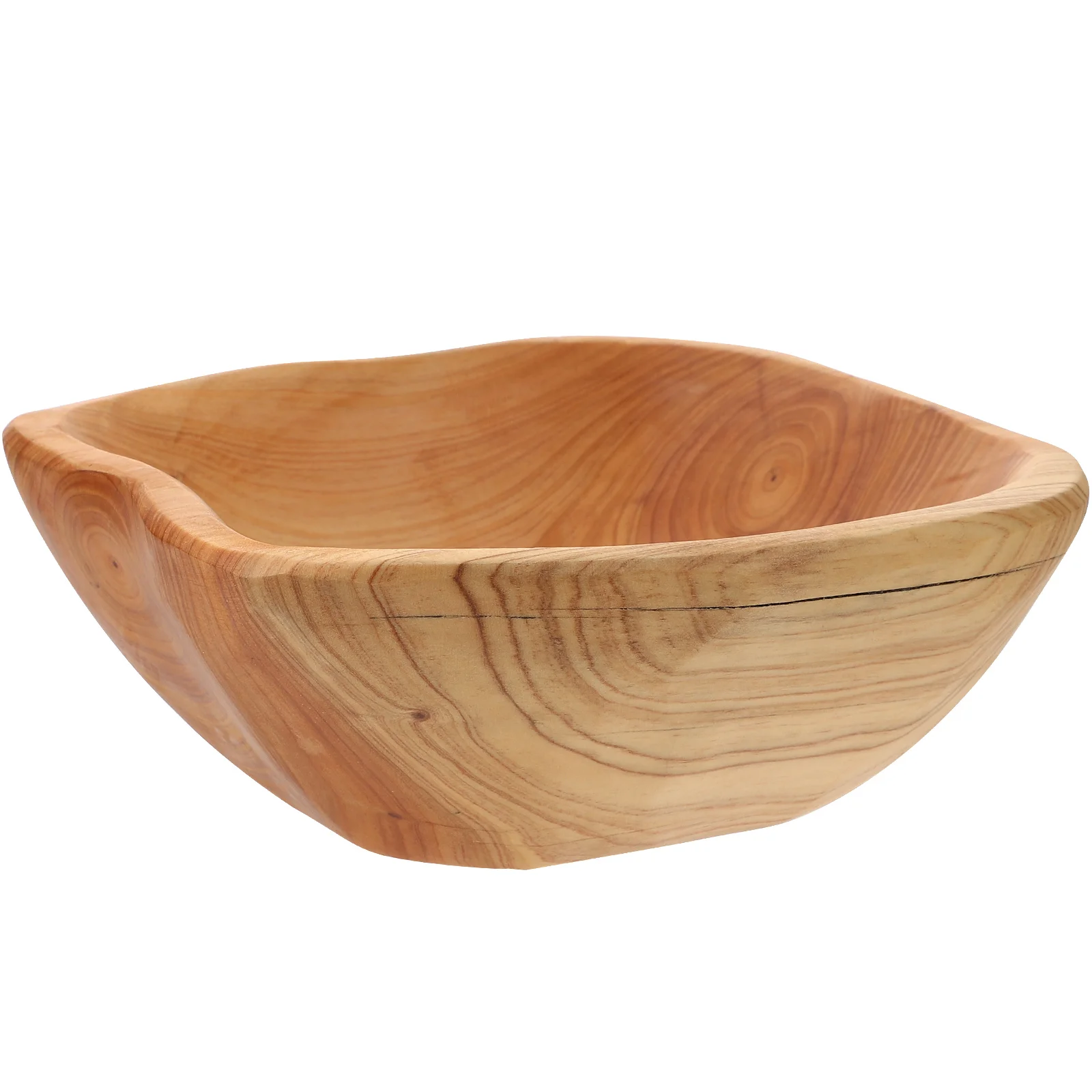 

Bowl Wooden Serving Bowls Fruit Wood Candy Plate Container Tray Salad Platter Dish Appetizer Dessert Party Snack Carved