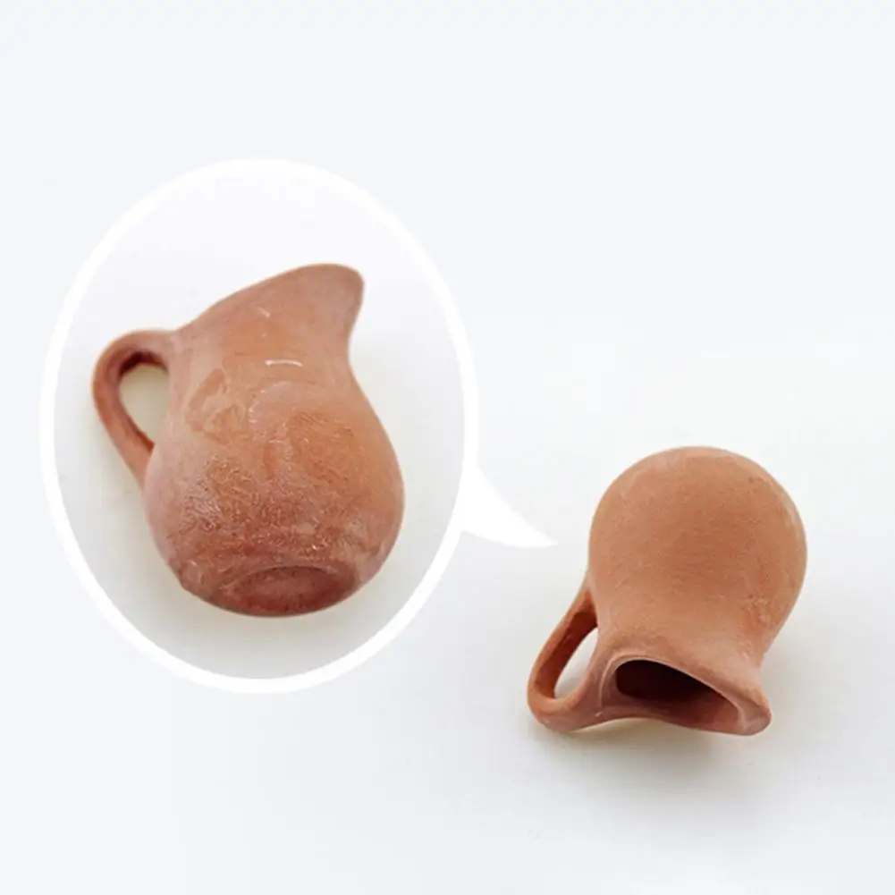 

Creative Mini Flower Pots Smooth Surface Scene Model Mini Vase Dollhouse Vase DIY Decoration