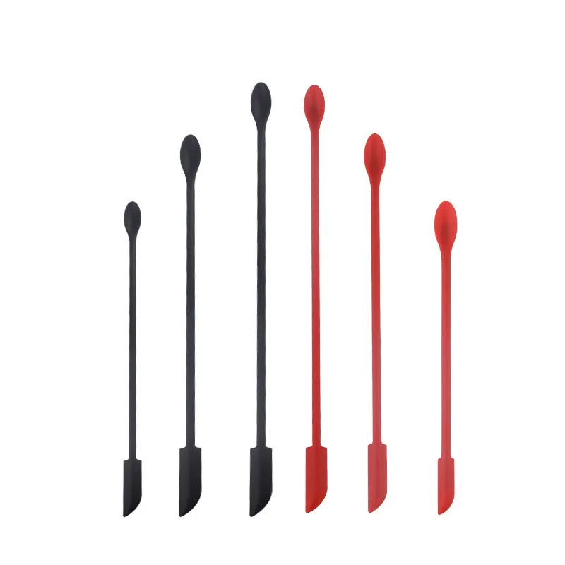 

Mini Silicone Spatula Heat Resistant Long Handle Dual-Ended Scraper with Spoon Jam Spatulas Kitchen Gadget Kitchen Accessories