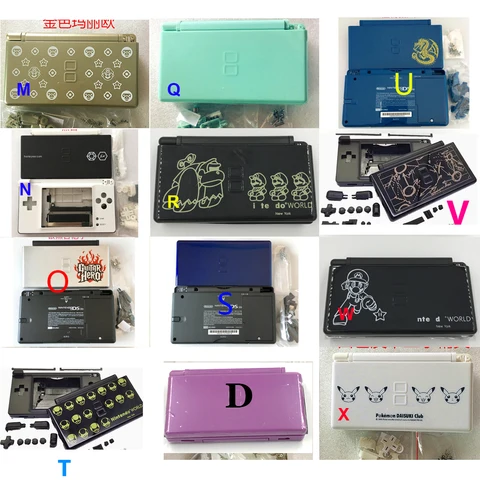 Прозрачный чехол с полным комплектом, лимитированная серия, для Nintendo DS Lite, DSL, Бесплатная отвертка