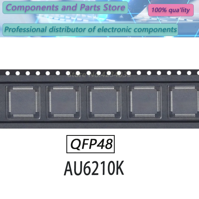 

10 шт. AU6210K AU6210 AU621 QFP48 новый оригинальный запас