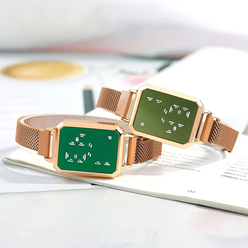 

Simple Women Wristwatch Luminous Jewelry Accessory Business Wristwatch Retro Women Electronic Wristwatch