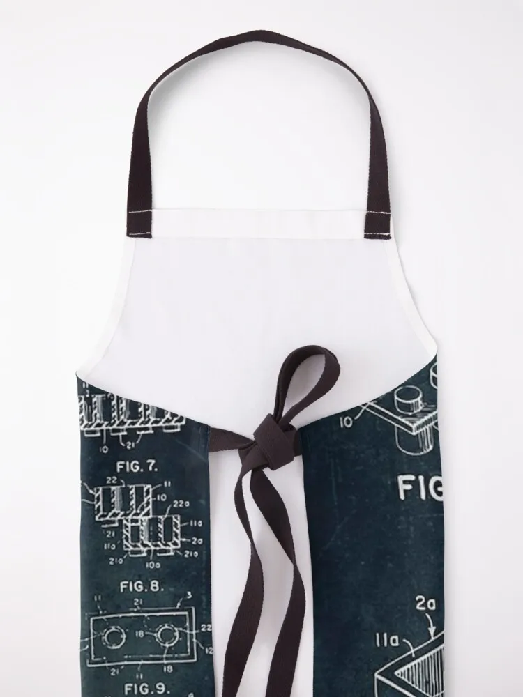 Фартук из игрушечного кирпича 1958 года