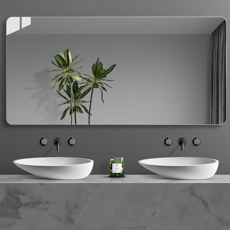 

Light Makeup Mirror Design Hanging Aesthetic Nordic Aesthetic Mirrors Vanity Modern Espelho Para Banheiro Bathroom Accessories
