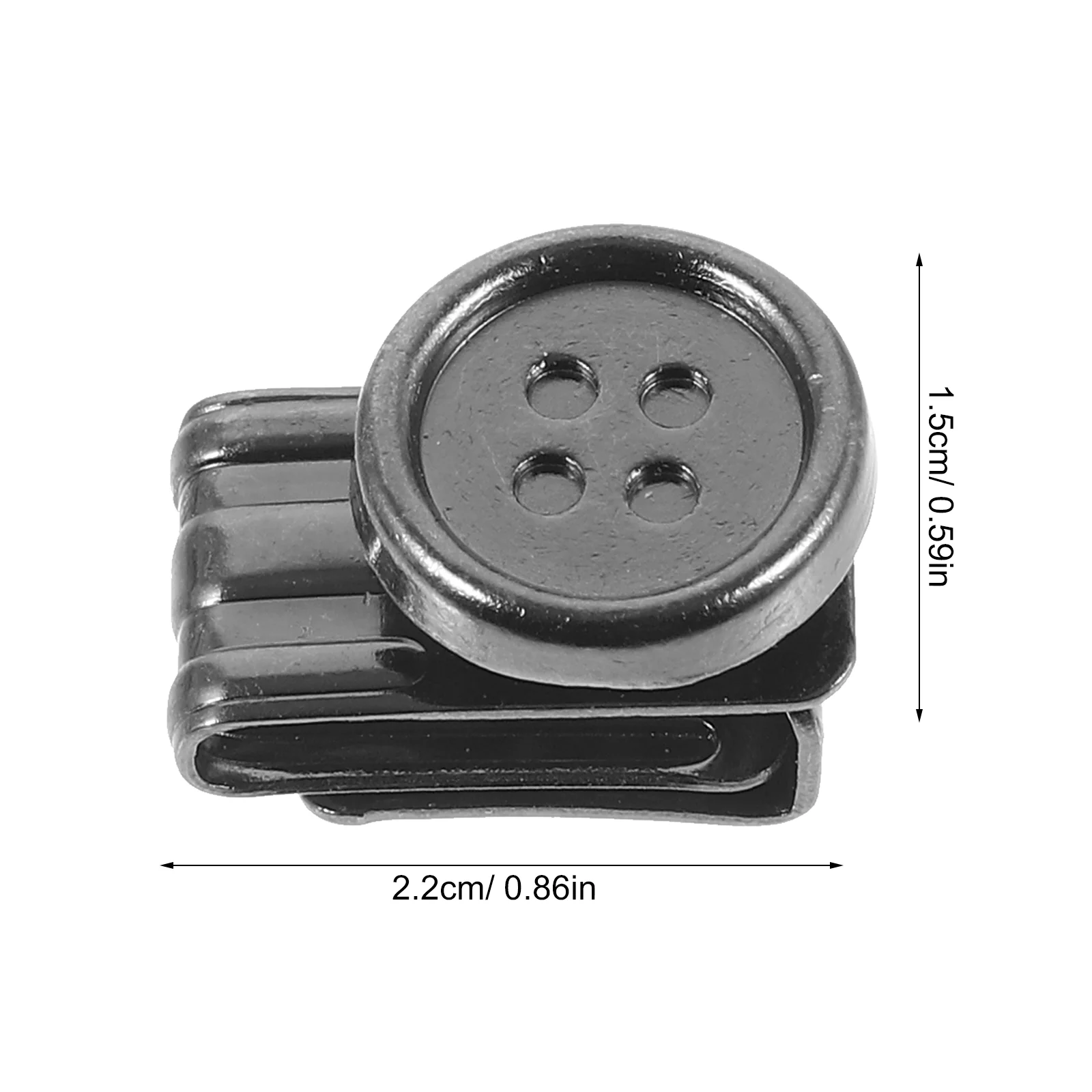 6-шт. женские ремни для джинсов шапок пуговицы зажимы подтяжек держатель булавок