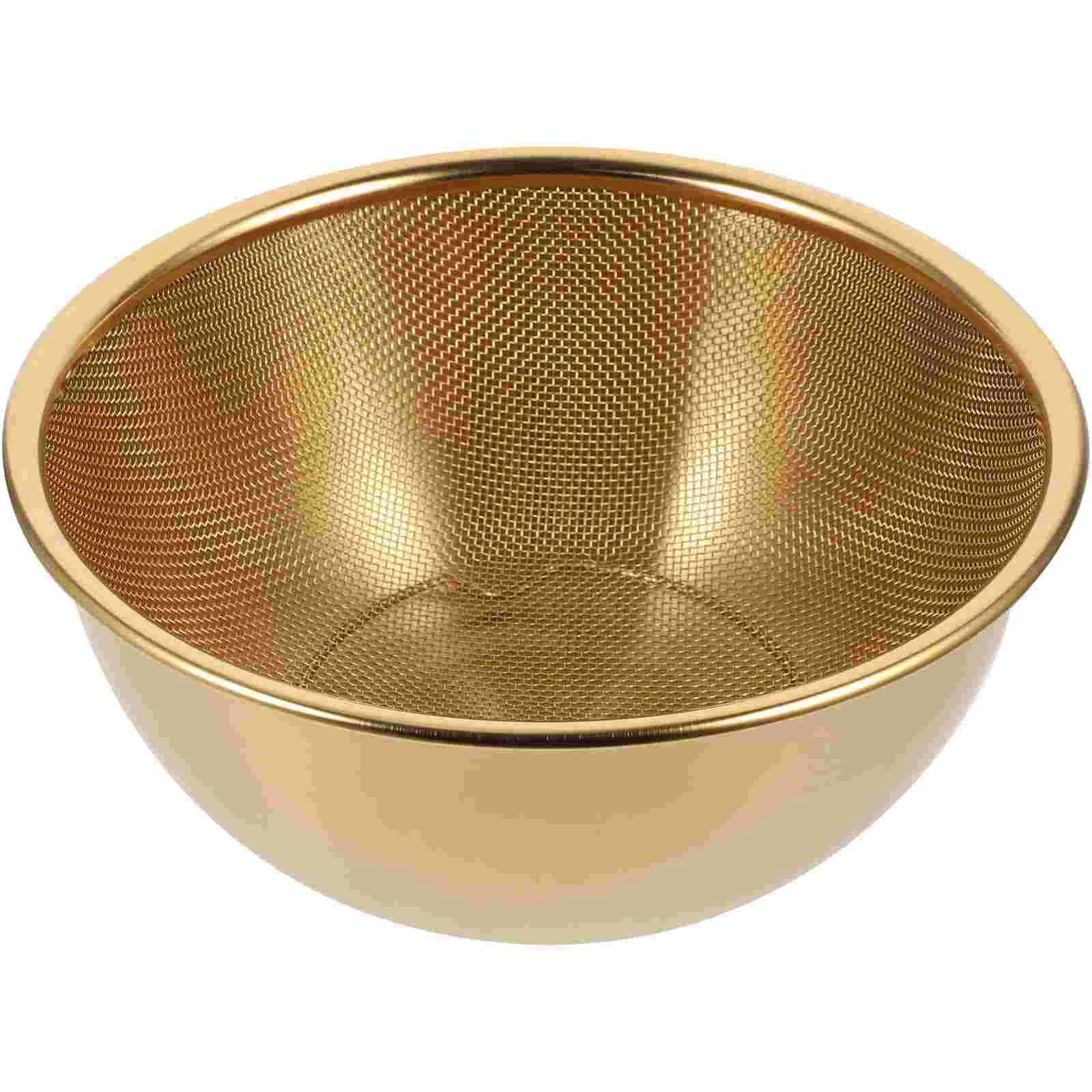 

Stainless Steel Drain Basket Mesh Sieve Sink Strainer Rice Colander Fine Strainers Kitchen Wire Dish Basin Metal Drainer