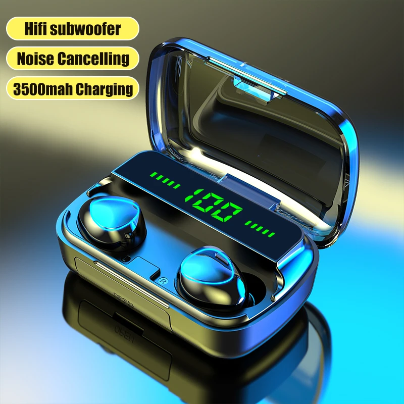 

M10 TWS Wireless Headphone Bluetooth 5.1 In-Ear Sports Earphone 3500mAh Charging Box HIFI Stereo Gaming Earbuds Headset With Mic