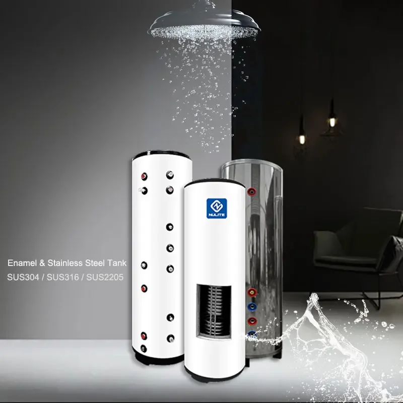 Фото Накопительный бак для горячей воды Nulite New Energy 100L 150L 200L 250L 300L 400L 500L: эмалированный или из нержавеющей стали 304 316 2205 №1