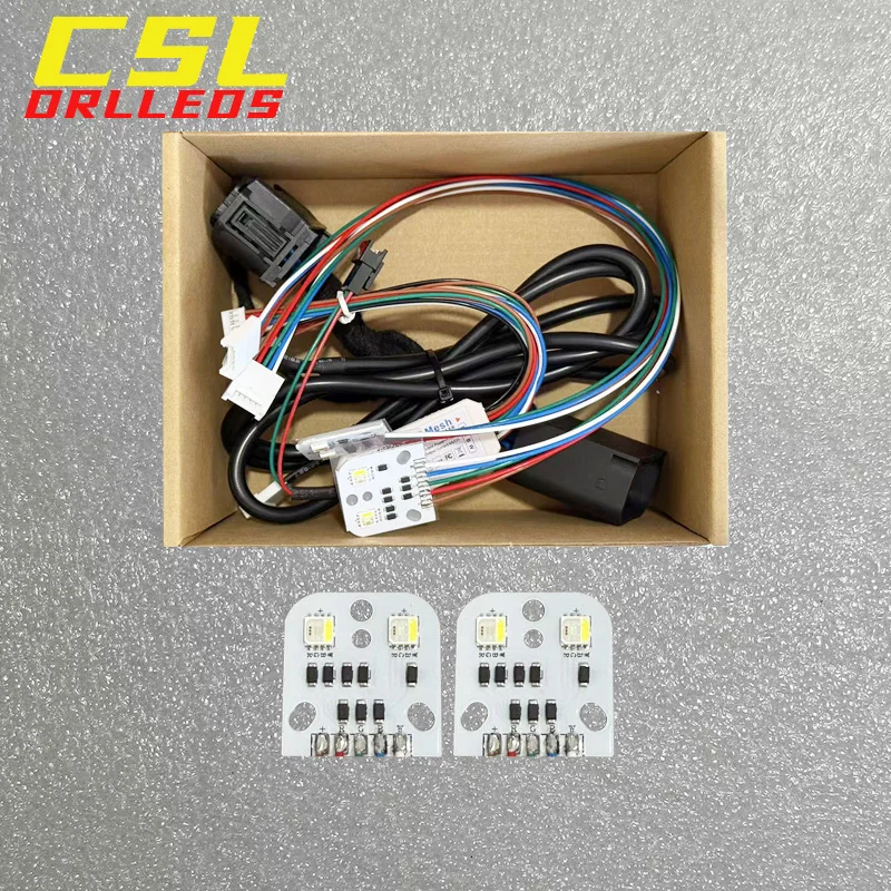

RGBW для BMW X3 Pre LCI G01 X4 G02 X3M F97 предварительно подтяжка RGB многоцветные светодиодные платы Модуль DRL дневные ходовые огни 2018-2021