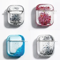 dynamic liquid case for airpods pro cases glitter bling funda air pods 1 2 cover airpods 3 quicksand protective bumper hard capa