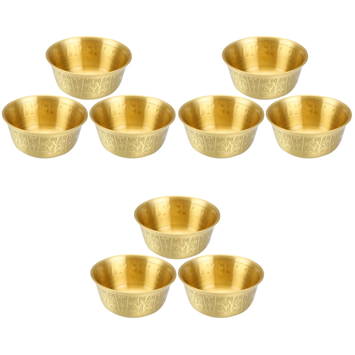 

9 шт. медные чаши для дужек, чаши для подачи воды, тибетский контейнер