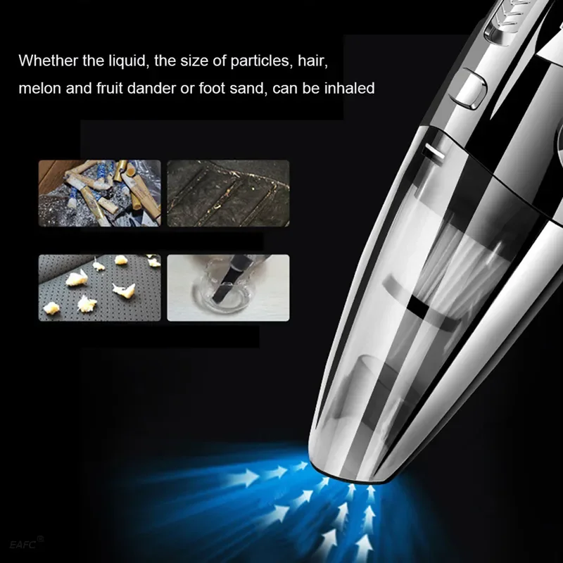 

Car Vacuum Cleaner High Suction For Car Wet And Dry dual Vacuum Cleaner Handheld 6053 Quick Charge for Car Home Pet Hair