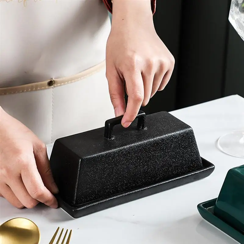 

Тарелка для масла, тарелка для сыра, кухонный французский хозяин, держатель для холодильника, закрывающий купол, Настольная тарелка для хранения