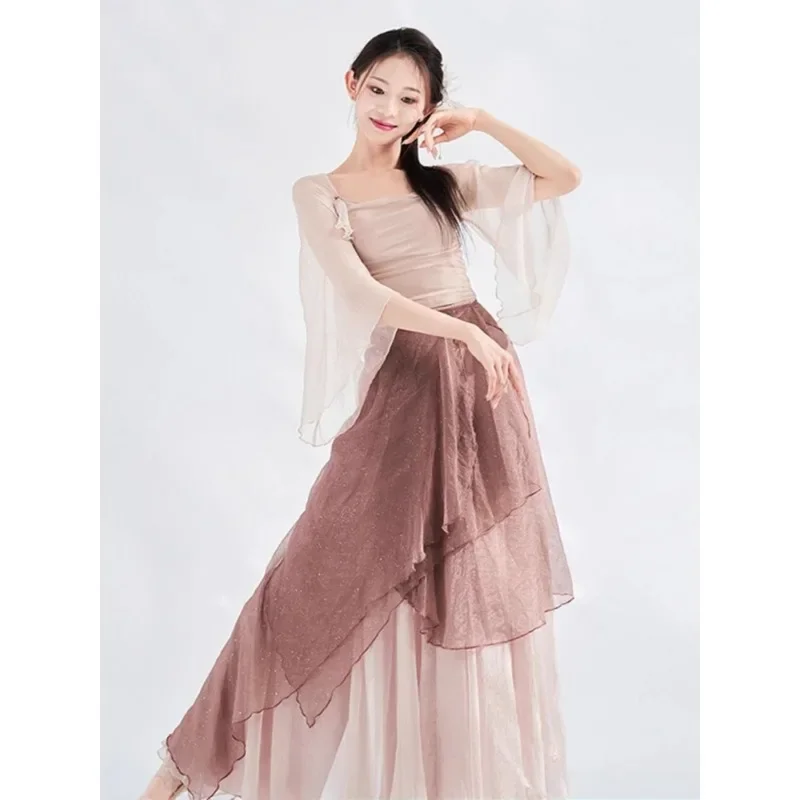 Традиционный китайский стиль классические танцевальные костюмы женский