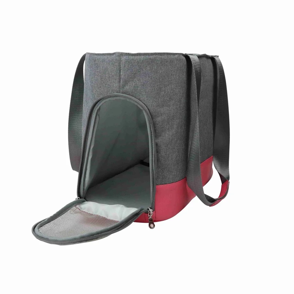 

Переноска для кошек, сумка-тоут для домашних питомцев с тремя сетчатыми проемами, вентилируемая маленькая, для щенков