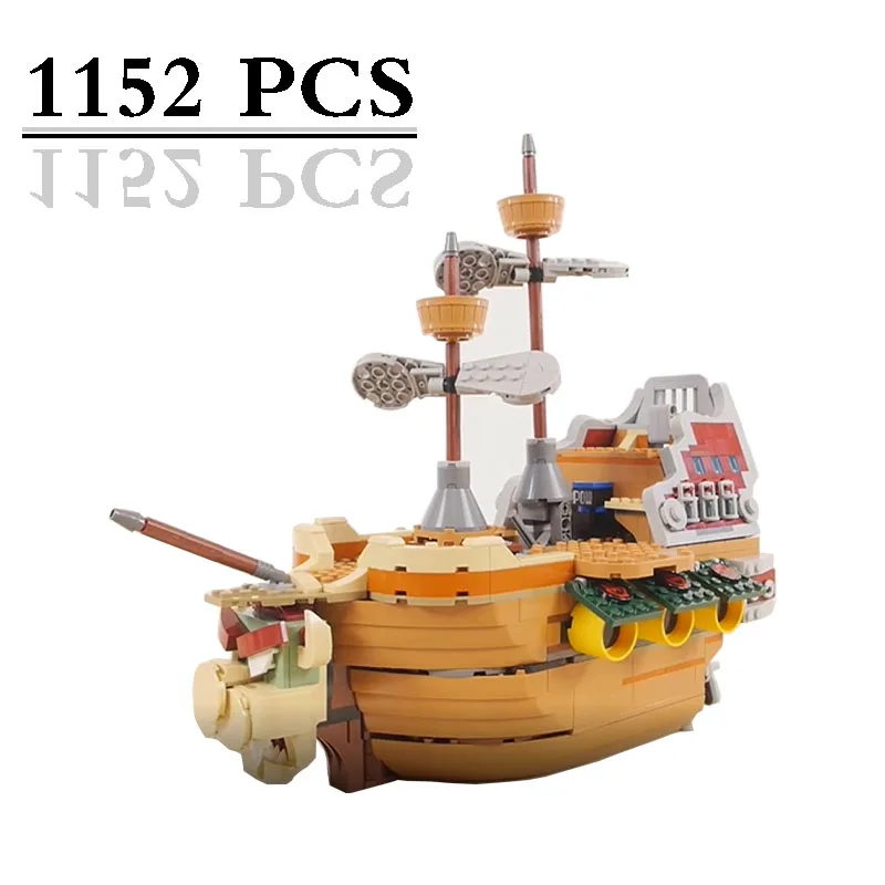 

New 1152pcs Bowsres Airship Game Compatible 71391Model buiding kit block self-locking bricks kids DIY toys Christmas gifts