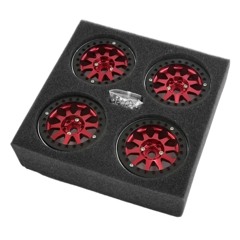 4 шт. металлический сплав Beadlock 2 2-дюймовые ступицы колесных дисков для Axial Wraith 90048