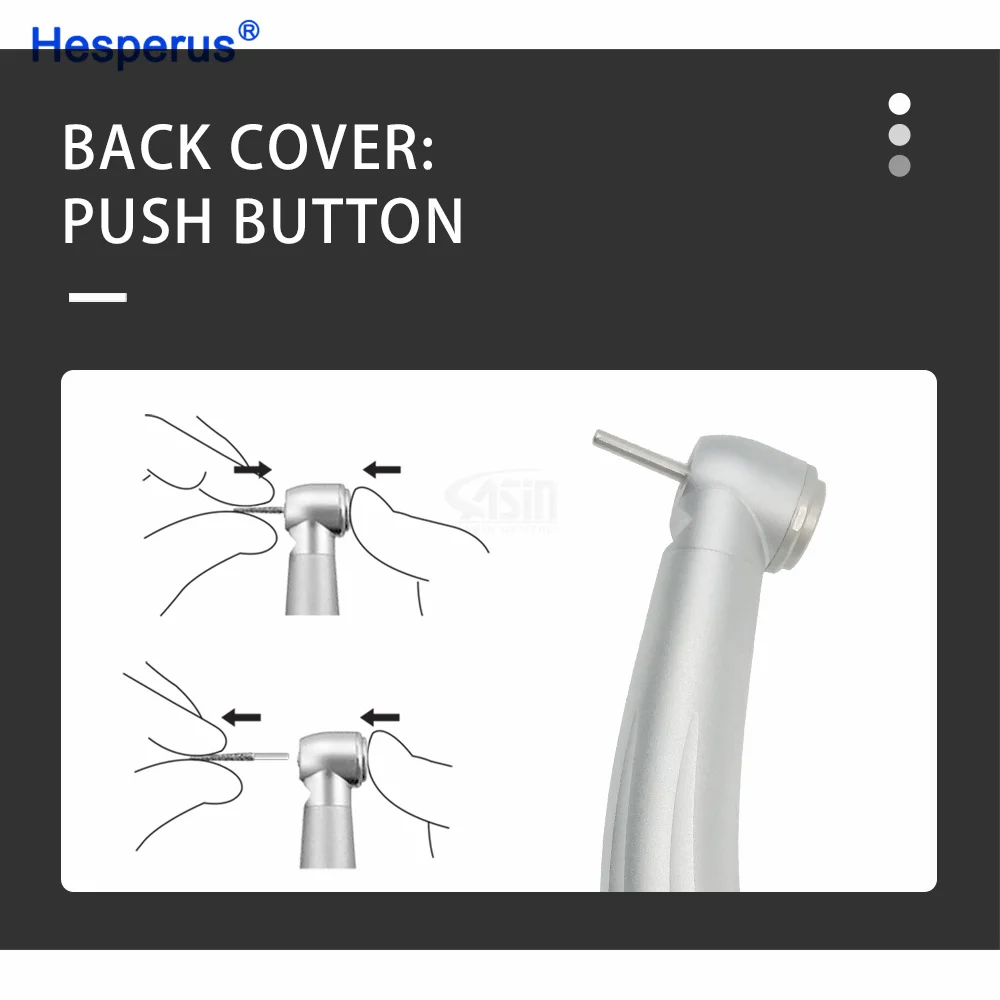 HESPERUS Den tal Оптическое волокно светодиодная турбина высокоскоростной наконечник