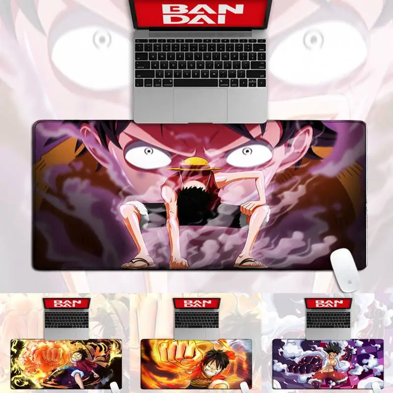 

Элегантный цельный игровой коврик для мыши Luffy, ПК, геймерский коврик для мыши, клавиатура в стиле аниме нескользящий коврик, Настольный ков...