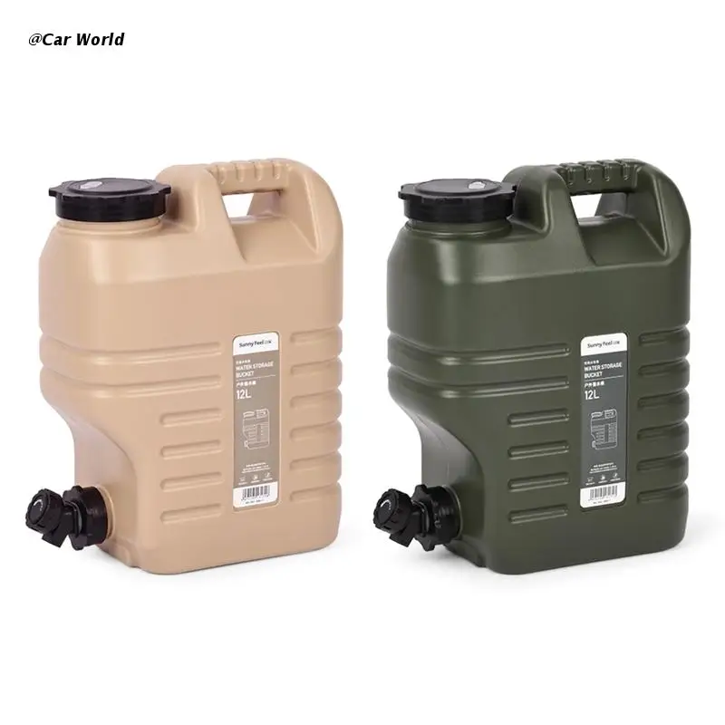 

6XDB 3.2 Gallon Portable Water Container with Spigot Water Storage Camp Water Jug