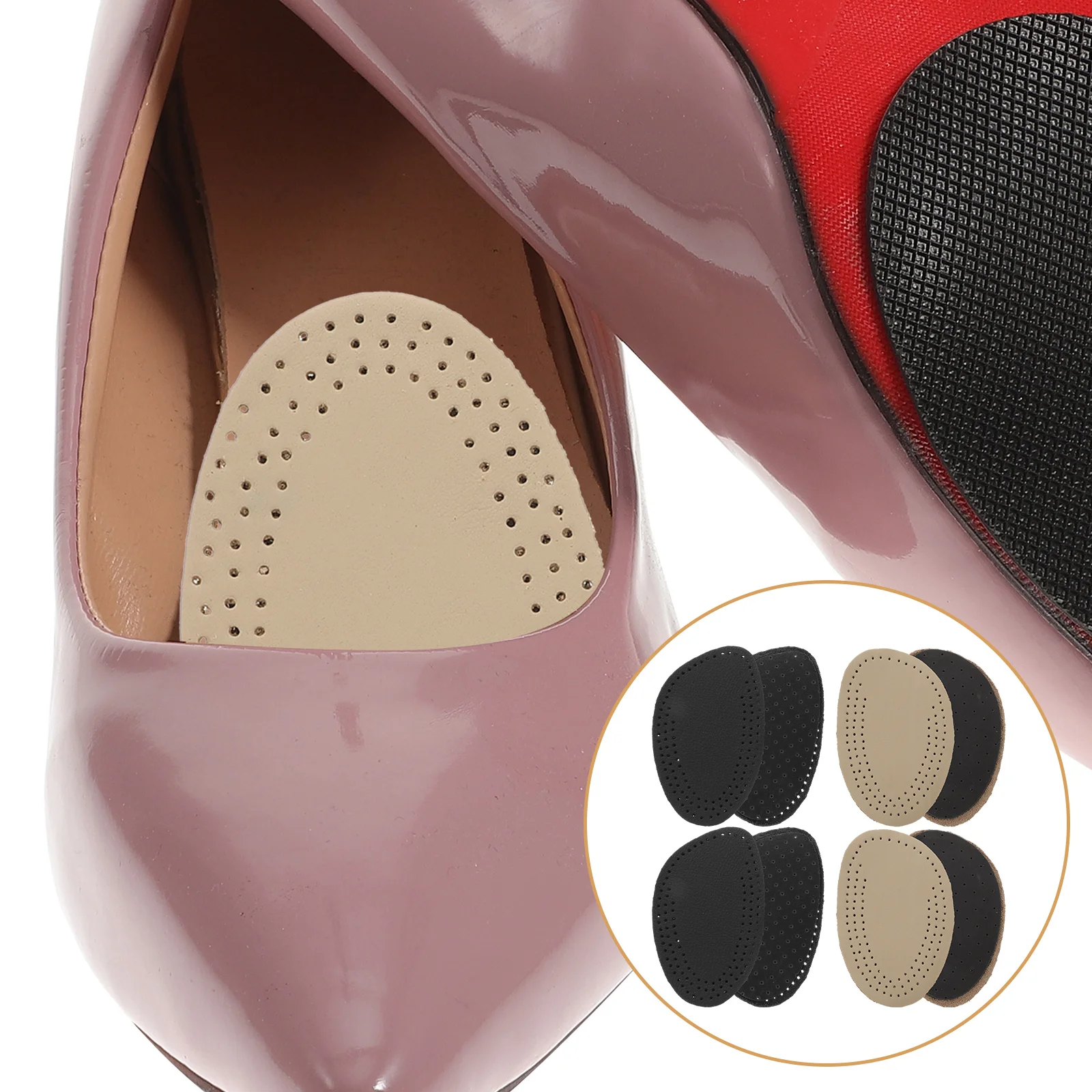 

Forefoot Pad Pads Mat Anti Non-slip Cushion Women Pain Relieve Shoe Inserts Heels Feet Care tool