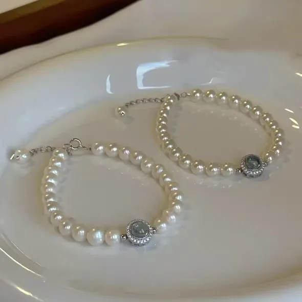 Hailanbao браслет с имитацией жемчуга для женщин нишевой дизайн высококачественный и