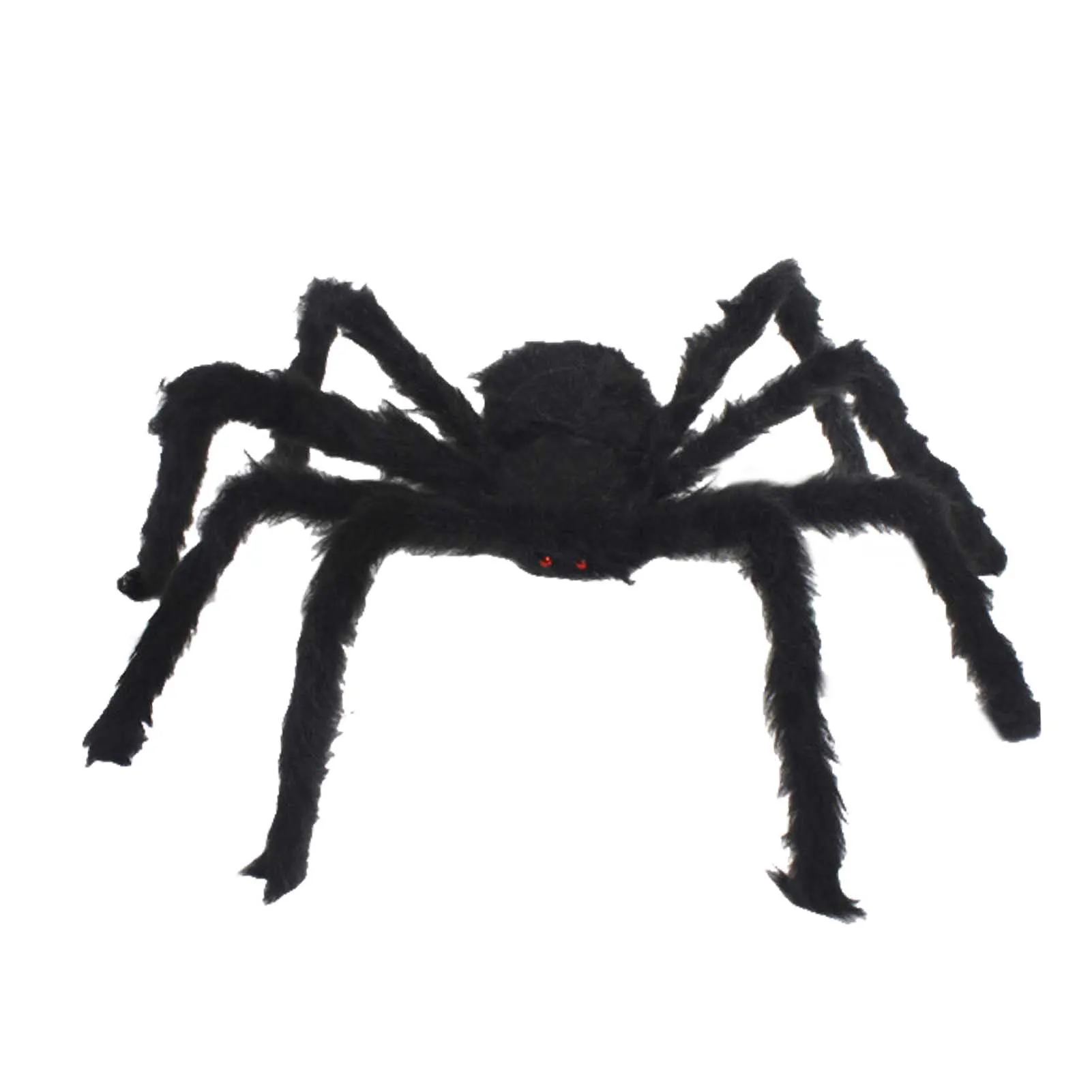 

Black Soft Hairy Scary Spider Fake Large Hairy Scary Virtual Spider for Window Creepy Decor Supplies