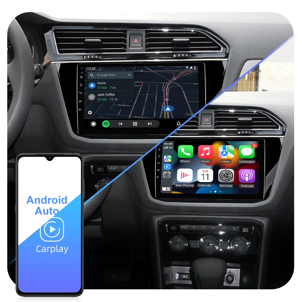 Автомобильный радиоприемник Isudar T72 4G Android 1 Din для VW/Volkswagen/Tiguan 2017-2019 мультимедийный