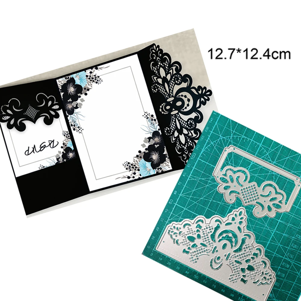 

Greeting Card Border 2022 New Arrivals Scrapbooking Metal Cutting Dies Clear Stamps Decoration DIY Embossed Album Card