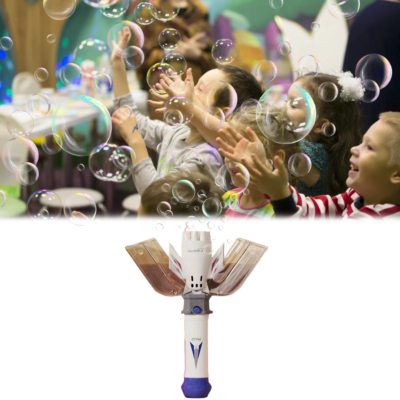 

Bubble Machine Wand For Kids Automatic Bubble Blower Toy Handheld Bubble Machine Bubble Toy Light And Music Bubble Toyfor