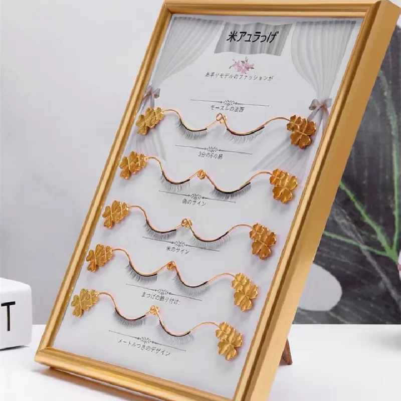 Демонстрационная доска для накладных ресниц 3 пары примерный эффект