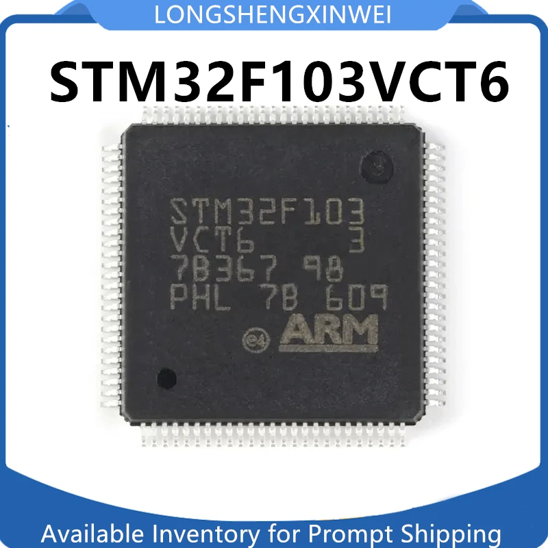 Новый оригинальный микроконтроллер STM32F103VCT6 STM32F103VC LQFP100, микроконтроллер, микроконтроллер, 1 шт.