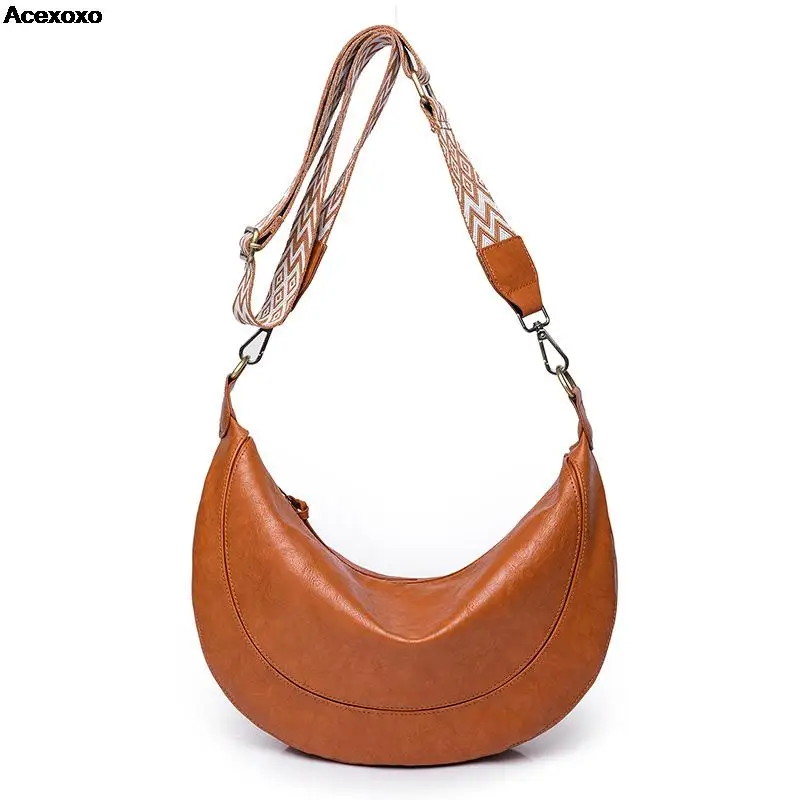 

New commuter bag Small new moon bag New 2023 vintage women's bag shoulder bag