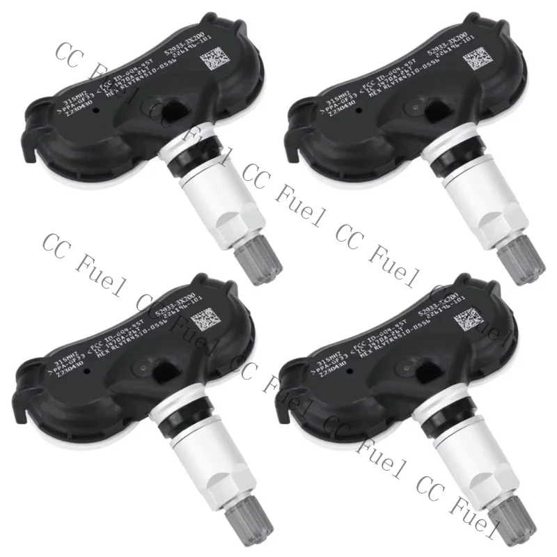 Фото Комплект из 4 датчиков давления в шинах TPMS C+ 52933-A7000 315 МГц для Hyundai Elantra 2014-2016 гг.
