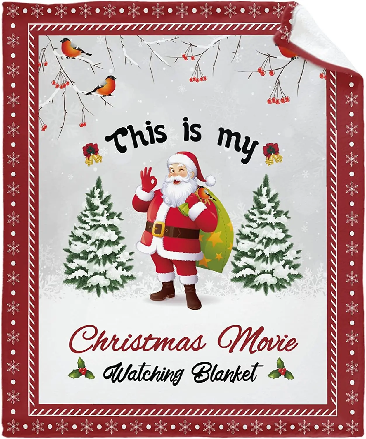 

Это мое рождественское одеяло для просмотра фильмов, рождественское одеяло с Санта для мальчиков и девочек, микро-костюм для кровати, диван...