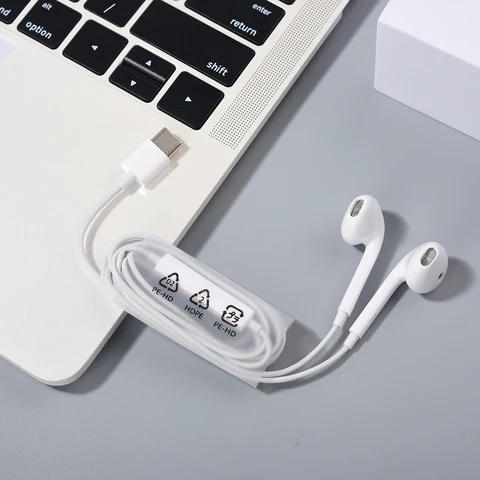 Оригинальные наушники-вкладыши OPPO USB Type C, проводная спортивная гарнитура с микрофоном для OPPO Find X8 X7 X6 X5 X3 Pro Reno 13 12 11 10 9 8 Pro