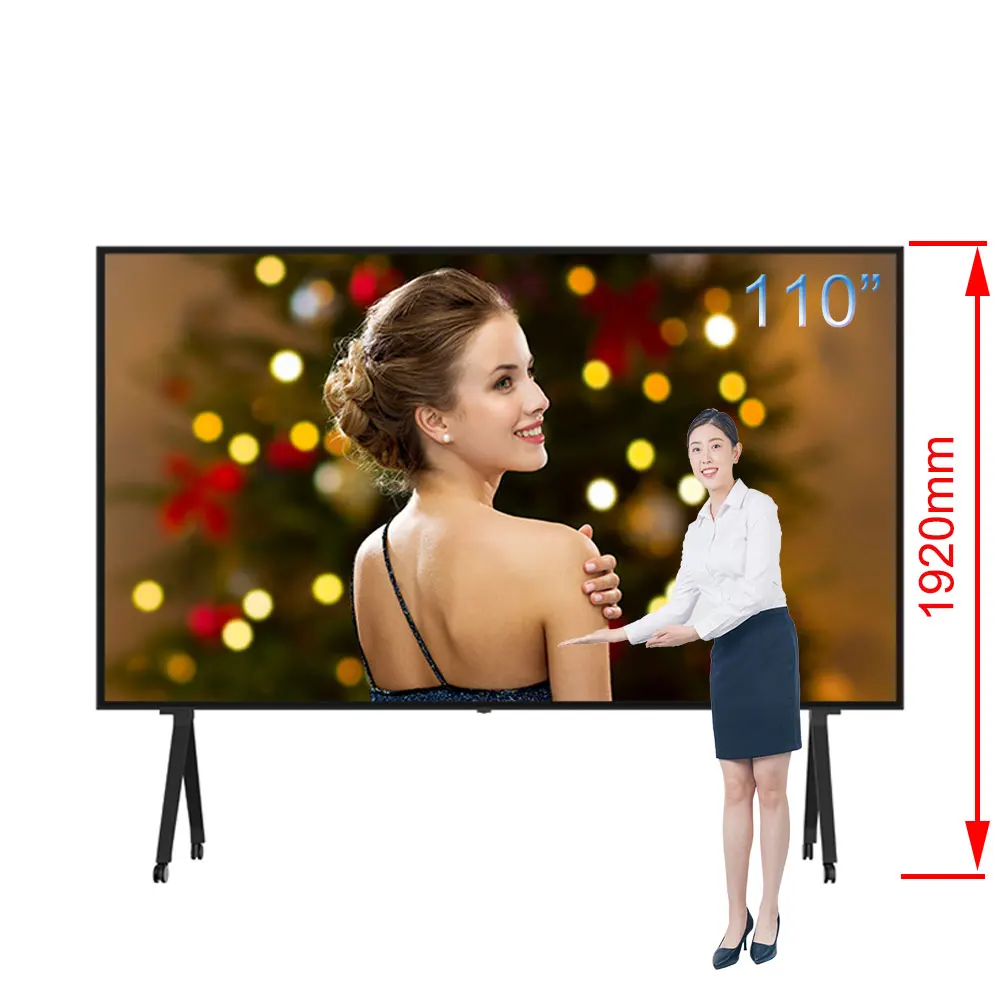 

TV-65-110 inch 2160P Full HD UHD 4K LED Smart TV for Live TV Station Android TV WIFI YouTube playback