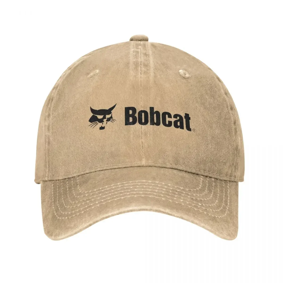 Бейсболка Bobcat с эффектом потертости забавная Кепка-тракер в виде животного