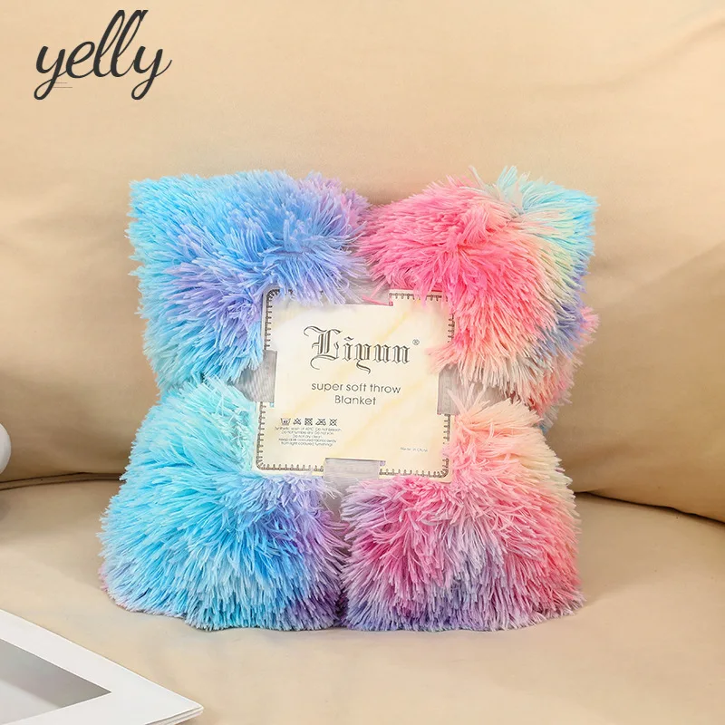 

130*160cm Tie-dyed Small Blankets Plush Blankets Children's Blankets Knee Blankets Double-layer Sofa Blankets Bed Blankets