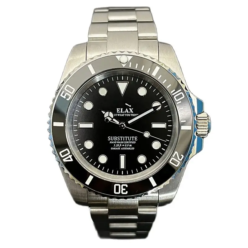 2023 Automatic Watch for Men NH35 Movement Sapphire Crystal OEM Relax Dial C3 BGW9 Lume Glide Buckle Waterproof Fashion Watch