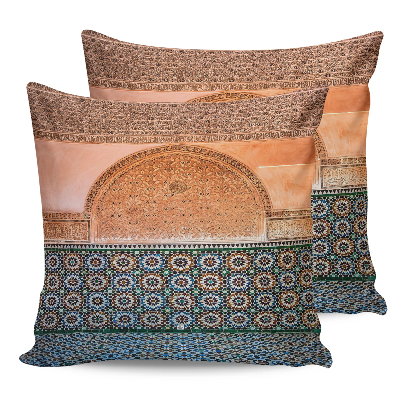 

2PCS Pillowcases Vintage Moroccan Geometric Cushion Cover Home Bedding Living Room Decorative Couch Throw Pillow Case