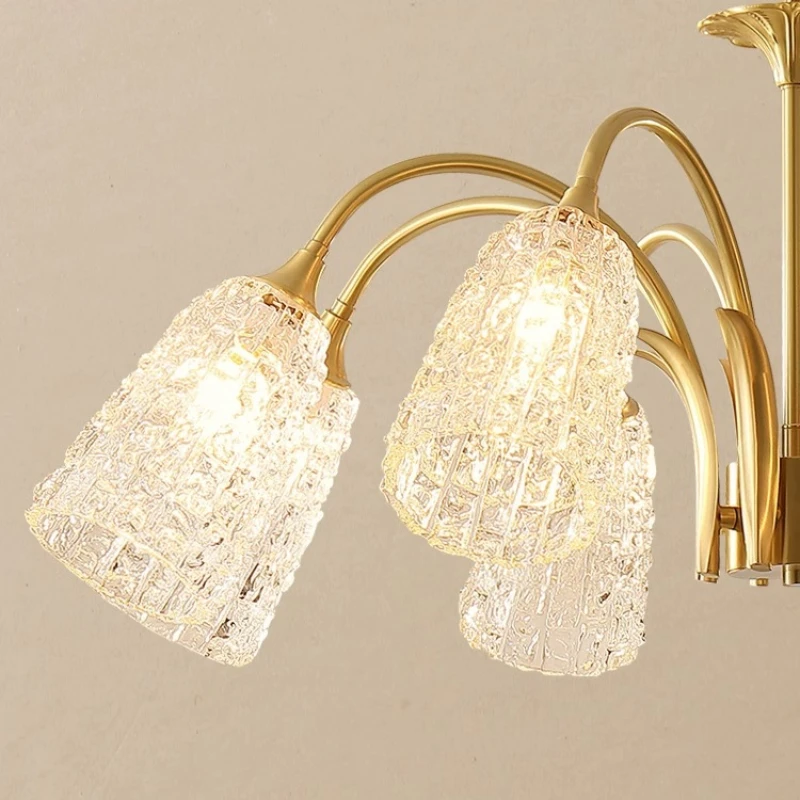 Американская современная искусственная кожа роскошная Подвесная лампа для